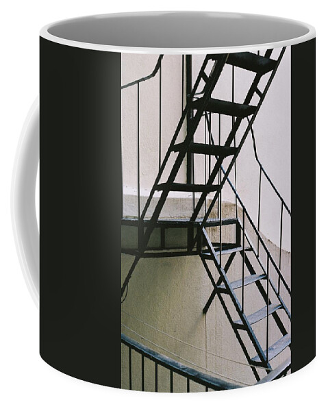Architecture Coffee Mug featuring the photograph Emergency only by Barthelemy de Mazenod