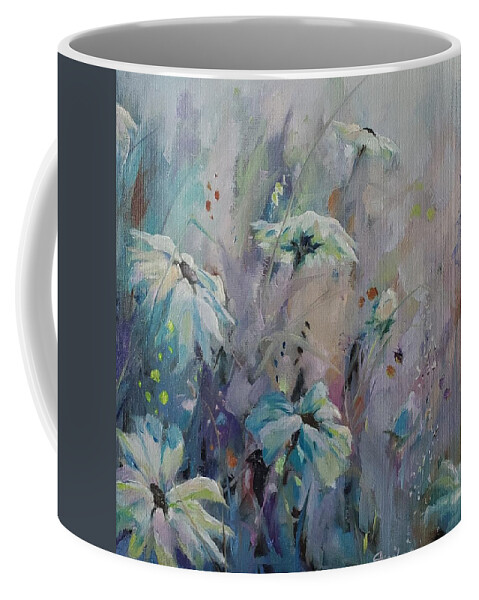 Wildflowers Coffee Mug featuring the painting Enchanted Garden by Sheila Romard