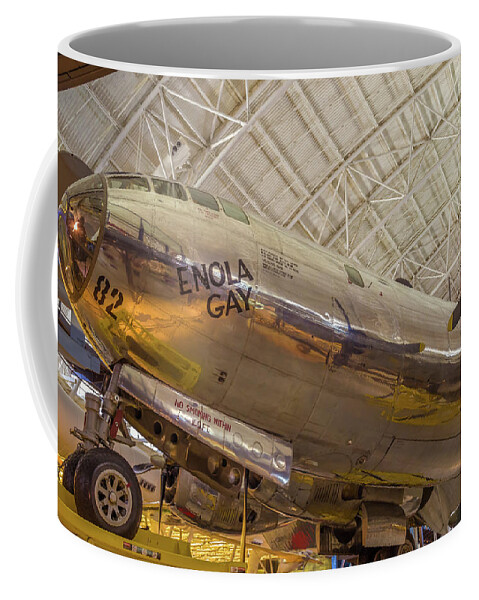 Air And Space Museum Coffee Mug featuring the photograph Enola Gay B29 Superfortress by Scott McGuire
