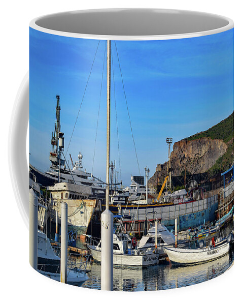 Ensenada Coffee Mug featuring the photograph Ensenada Harbor by William Scott Koenig