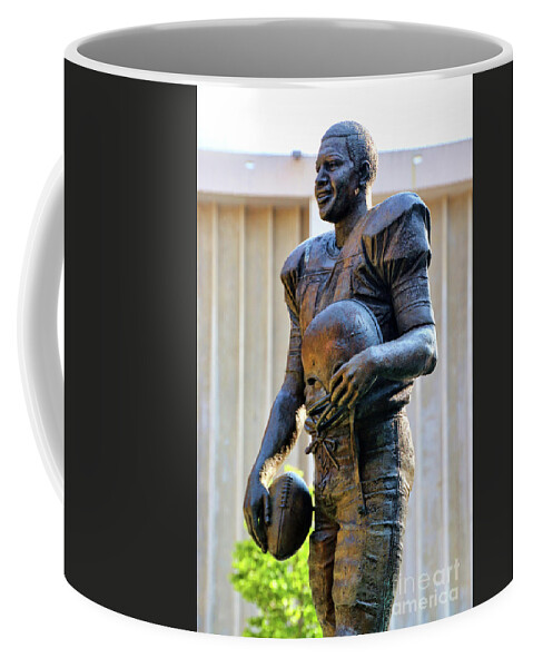 Ernie Davis Coffee Mug featuring the photograph Ernie Davis Statue Syracuse University 5254 by Jack Schultz
