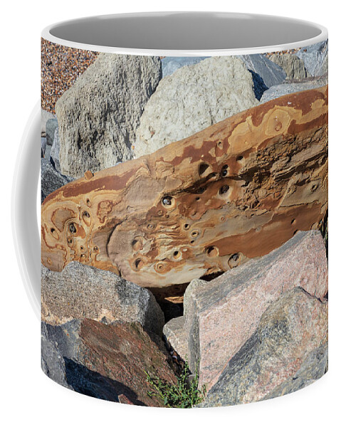 United Kingdom Coffee Mug featuring the photograph Eroded Into Beautiful Patterns By Small Pebbles by Richard Donovan