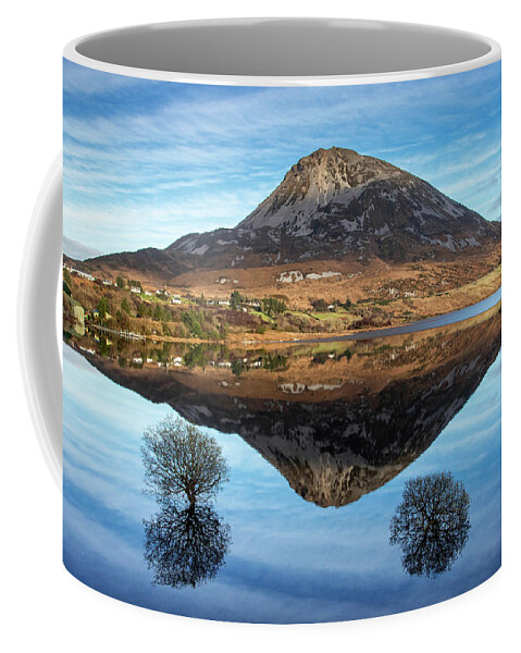 Errigal Coffee Mug featuring the photograph Errigal Reflection - Dunlewey, Donegal by John Soffe