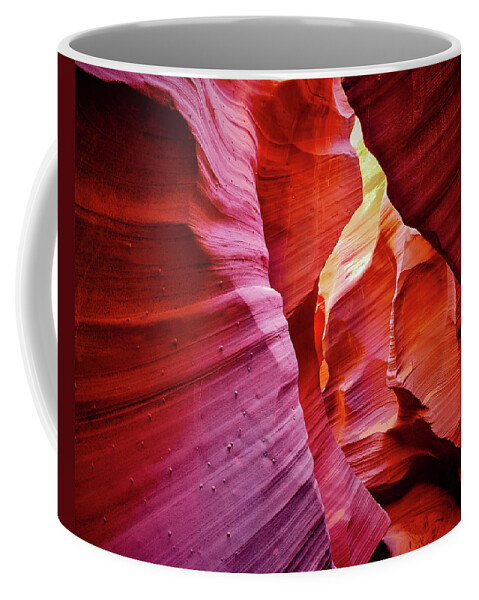 Rattlesnake Canyon Coffee Mug featuring the photograph Eternal Flame of Rattlesnake Canyon - Page Arizona by Gregory Ballos