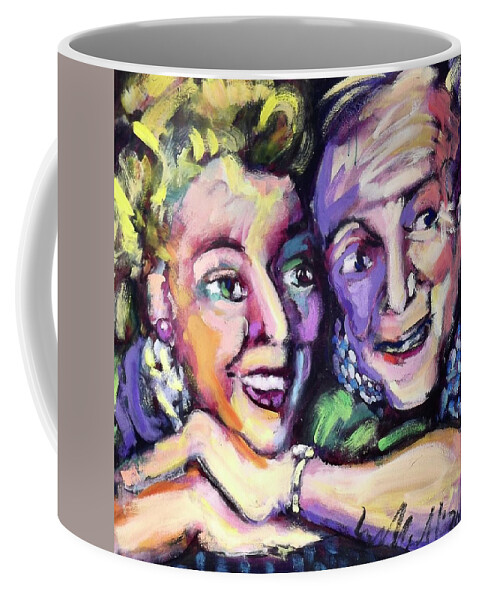 Painting Coffee Mug featuring the painting Ethel and Fred by Les Leffingwell