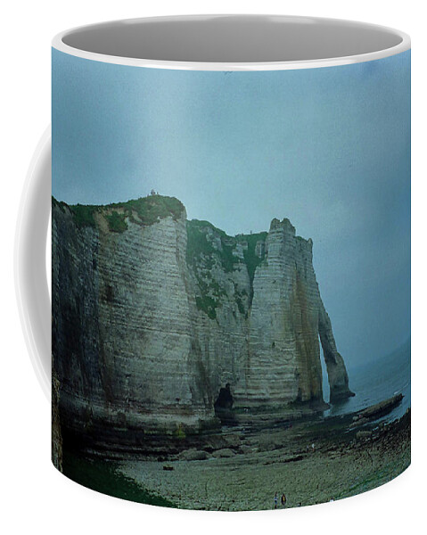 Etretat Coffee Mug featuring the photograph Etretat's Falaise Amont Cliffs #2 by Lorraine Palumbo