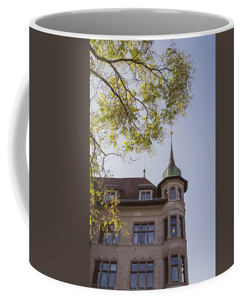 Architecture Coffee Mug featuring the photograph European Architecture in Autumn by Cindy Robinson