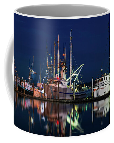 Newport Coffee Mug featuring the photograph Evening at Newport Harbor by Patrick Campbell