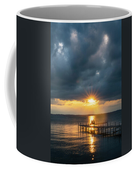 Sunset Coffee Mug featuring the photograph Evening Conversation by Nate Brack