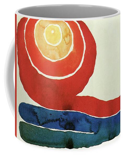 Evening Star Iii Coffee Mug featuring the painting Evening Star III by Georgia O'Keeffe