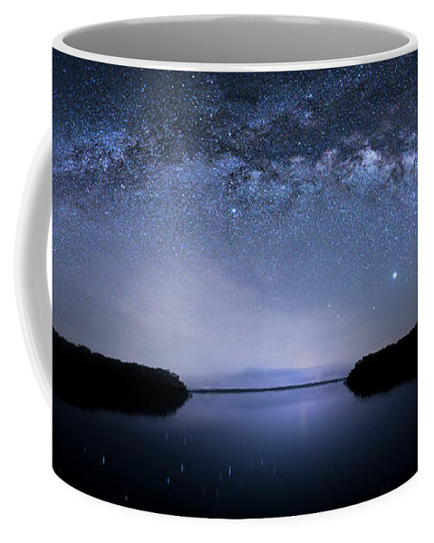 Milky Way Coffee Mug featuring the photograph Everglades National Park Milky Way by Mark Andrew Thomas