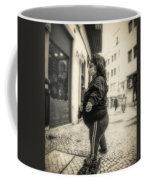 Small Person Coffee Mug featuring the photograph Every little bit hurts by Micah Offman
