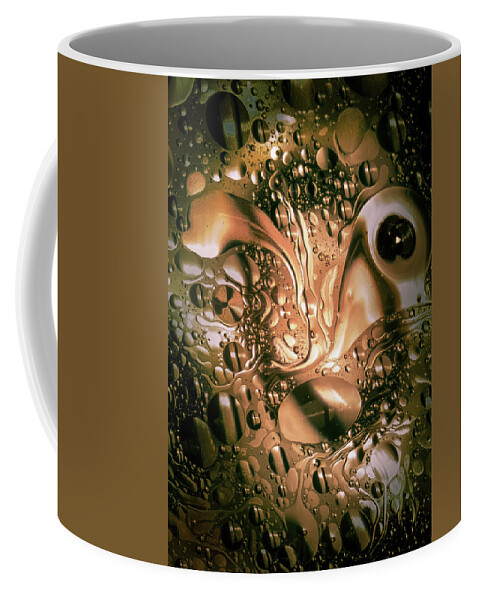 Peering Coffee Mug featuring the photograph Evil eye by Johannes Brienesse