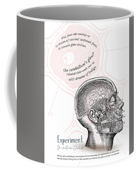 Poem Coffee Mug featuring the digital art Experiement by Jennifer Preston