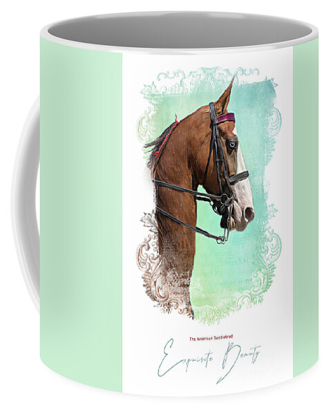 Blowing Rock Coffee Mug featuring the digital art Exquisite Beauty by Amy Dundon