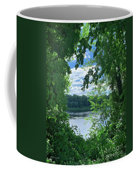 Landscape Coffee Mug featuring the digital art Eye On Nature by Dee Flouton