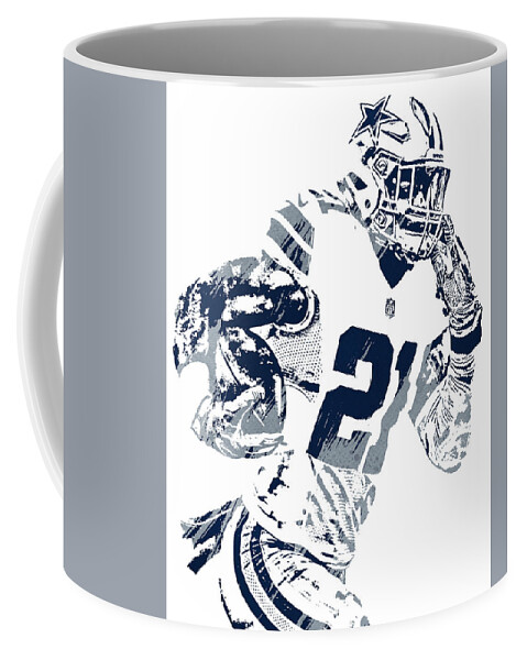 Dallas Cowboys Wood Fence Coffee Mug by Joe Hamilton - Pixels