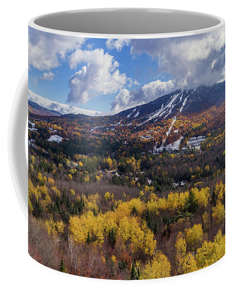 Burke Mountain Coffee Mug featuring the photograph Fall at Burke Mountain, VT by John Rowe