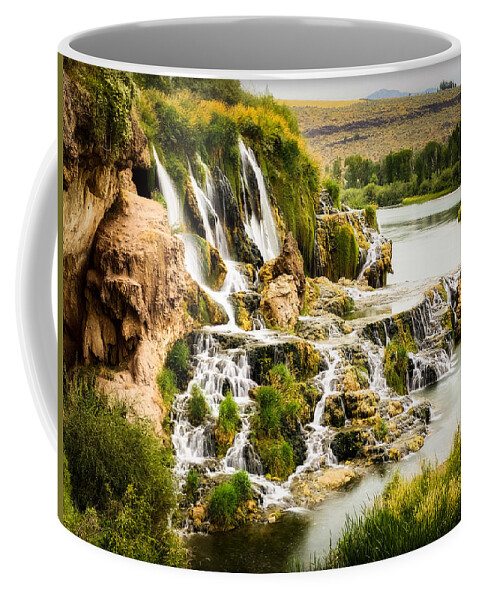 Fall Creek Falls Coffee Mug featuring the photograph Fall Creek Falls, Idaho by Bradley Morris