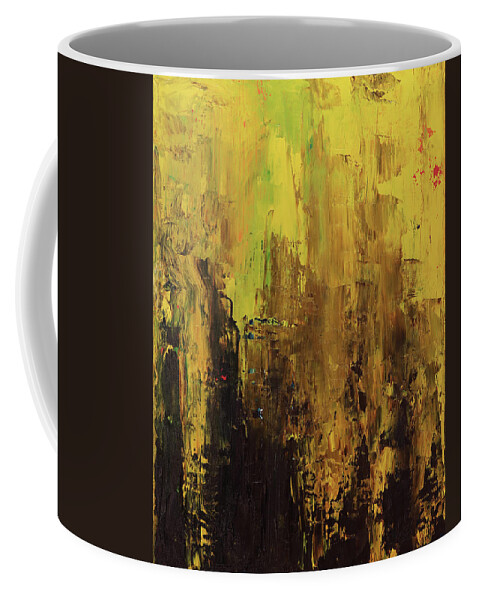 Nature Coffee Mug featuring the painting Fall Dawn by Sv Bell