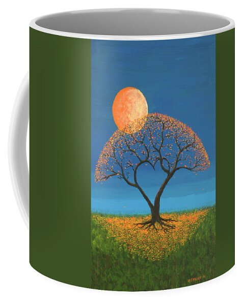 True Love Coffee Mug featuring the painting Falling For You by Jerry McElroy