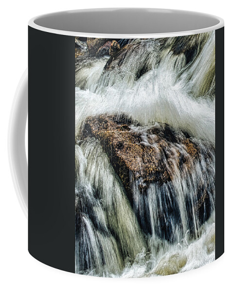 Falling Water Coffee Mug featuring the photograph Falling by Jim Signorelli