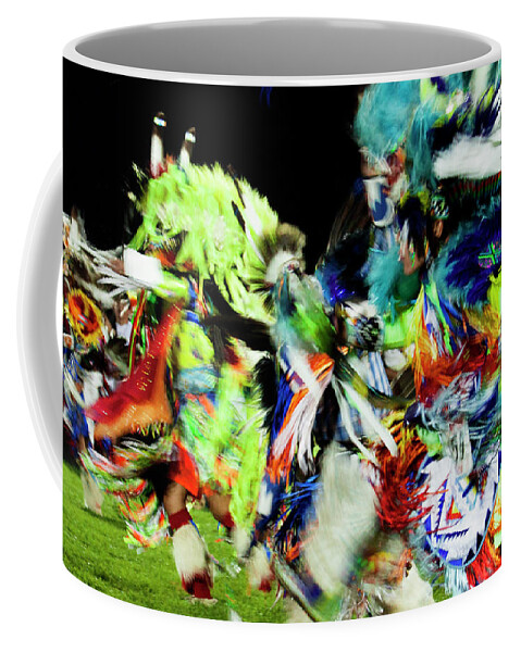  Coffee Mug featuring the photograph Fancy Dancers by Cynthia Dickinson
