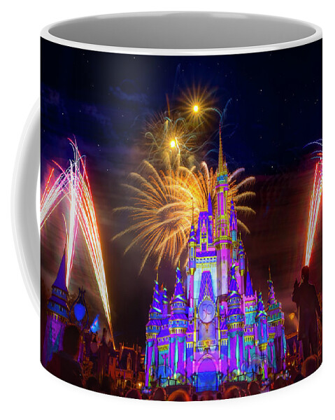 Disney Coffee Cup Mug - Disney World 50th Anniversary Castle