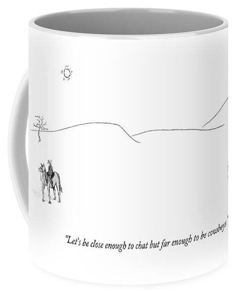 Far Enough To Be Cowboys Coffee Mug