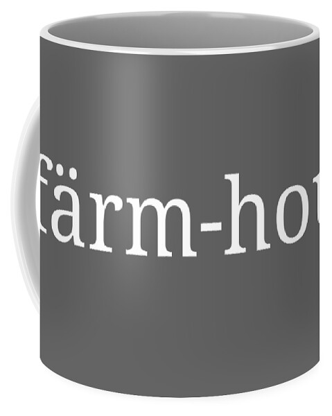  Coffee Mug featuring the digital art Farm Hous Series 2 by Alexis King-Glandon