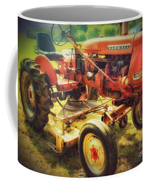 Tractor Coffee Mug featuring the photograph Farmall 140 by Mike Eingle