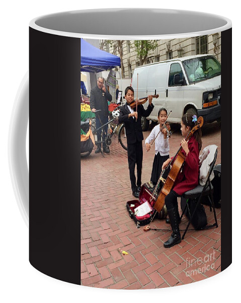 Young Coffee Mug featuring the photograph Farmers Market Series 1-10 by J Doyne Miller
