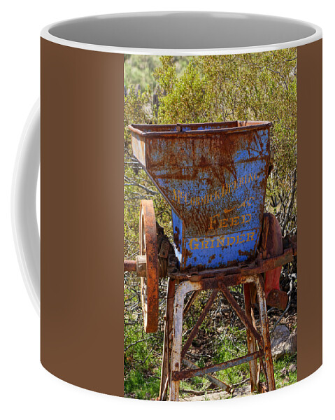  Coffee Mug featuring the photograph Feed Grinder by Rodney Lee Williams