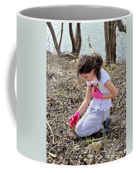 Earth Day Coffee Mug featuring the photograph Feel Nature in your Heart by Paula Guttilla