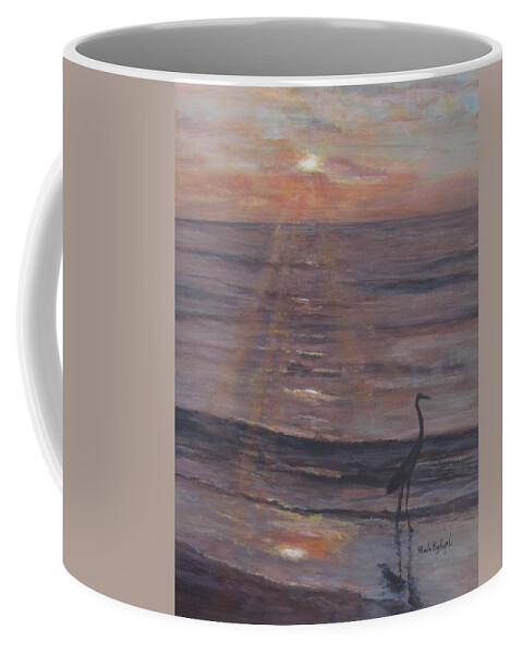 Painting Coffee Mug featuring the painting Feel The Warmth by Paula Pagliughi