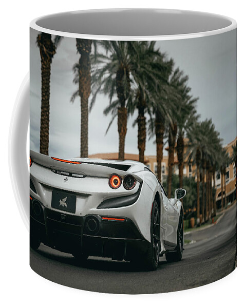 Ferrari Coffee Mug featuring the photograph Ferrari F8 by David Whitaker Visuals