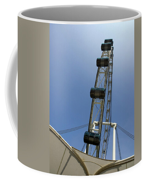 Asia Coffee Mug featuring the photograph Ferris Wheel To The Sky by David Desautel