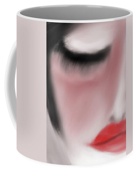 Apple Pencil Drawing Coffee Mug featuring the painting Fever by Bill Owen