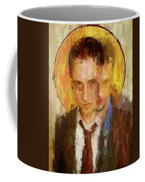 Fight Club Icon Coffee Mug featuring the painting Fight Club Icon by Vart Studio