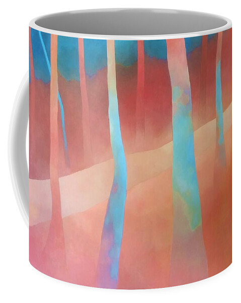 Fire Earth Water Coffee Mug featuring the painting Fire Earth Water by John Parulis