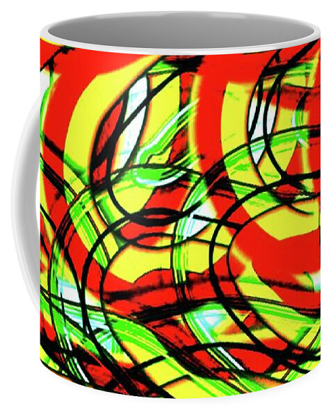 Fire Coffee Mug featuring the digital art Fire, On, The, Sun by Scott S Baker