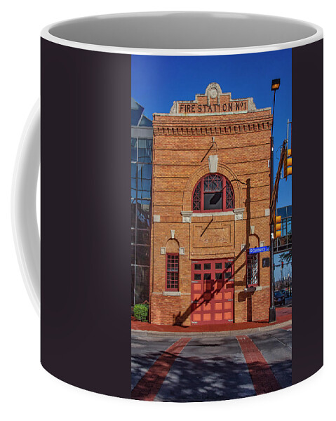 Fire Station Coffee Mug featuring the photograph Fire Station No. One by Debby Richards