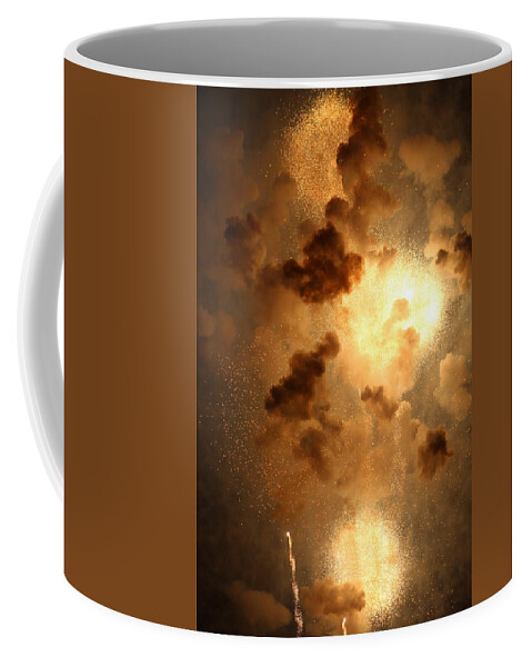 Jane Ford Coffee Mug featuring the photograph Fireworks Finale by Jane Ford