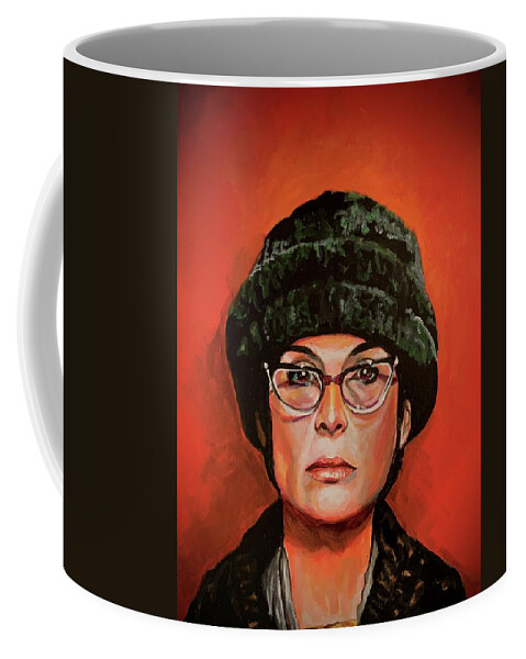 Adrian Coffee Mug featuring the painting First Date by Joel Tesch