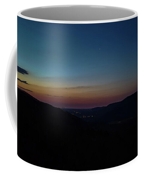 Dawn Coffee Mug featuring the photograph First Light by Deb Beausoleil