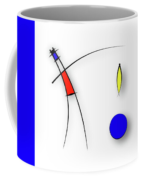 Fisherman Coffee Mug featuring the digital art Fisherman s by Pal Szeplaky