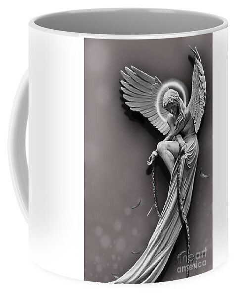 Vessels Of Wrath Coffee Mug featuring the digital art Fitted For Destruction by SORROW Gallery