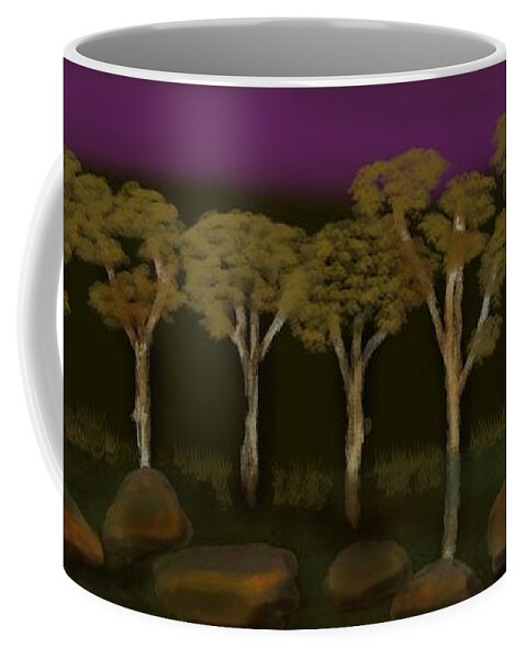 Christmas Coffee Mug featuring the digital art Five days to Christmas by Julie Grimshaw