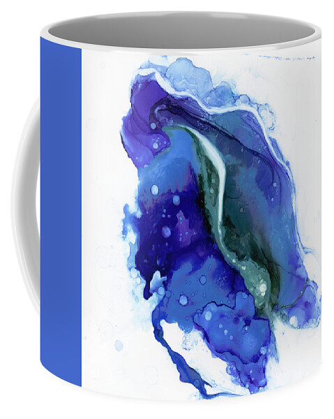 Circles Coffee Mug featuring the painting Fixing by Christy Sawyer