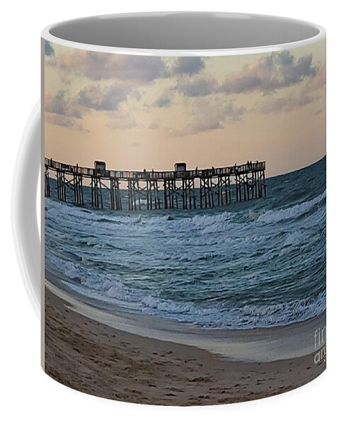 Pier Coffee Mug featuring the photograph Flagler Beach Pier by Jimmy Clark